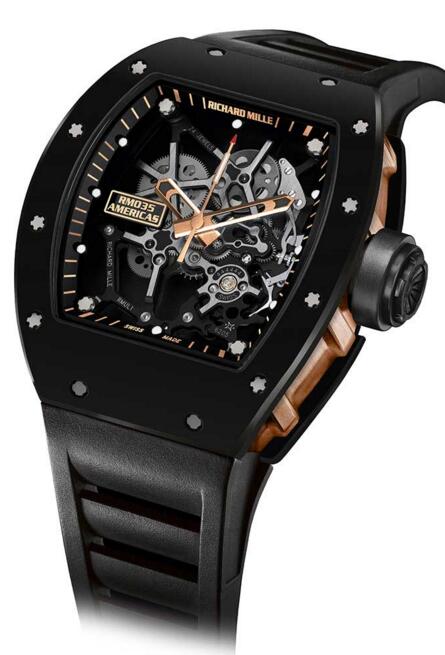 Fake Richard Mille RM 035 Black Toro watch cost